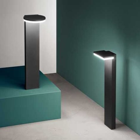 PATH PT venkovní sloupkové svítidlo LED 10W 1250lm 4000K 65cm hranaté IP65, antracitové