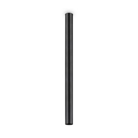 LOOK PL1 H95 stropní přisazené svítidlo 1x GU10 LED 7W 610lm 3000K 95x6cm kulaté IP20, černé