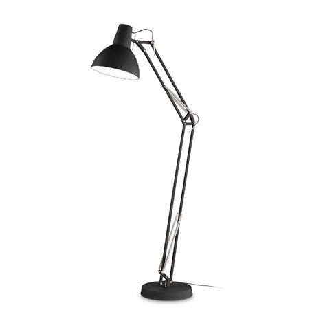 WALLY PT1 stojací lampa 1x E27 42W bez zdroje 160cm IP20, černá 1