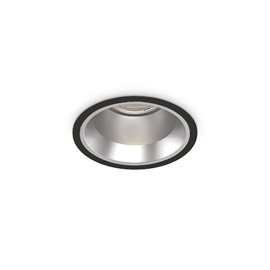 OFF ROUND stropní zápustné svítidlo LED 15W 1350lm 3000K 11cm IP54, černé