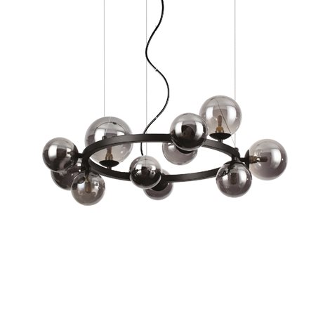 PERLAGE SP11 závěsné svítidlo 11x G9 LED 3W 370lm 3000K 73cm IP20, černé 1