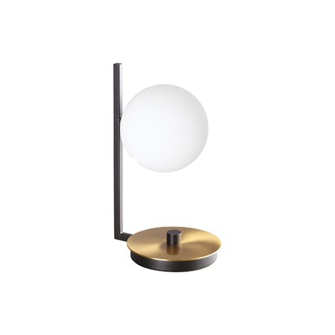 BIRDS TL1 stolní lampa 1x G9 LED 3W 370lm 3000K 26,5cm IP20, černé/mosazné 1