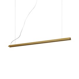 V-LINE SP závěsné svítidlo LED 20W 1800lm 3000K 110cm IP20, broušená mosaz