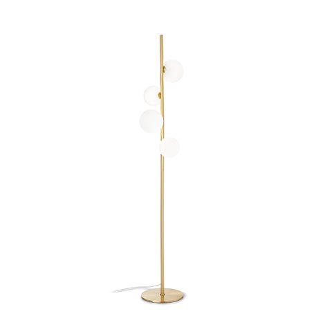 PERLAGE PT4 stojací lampa 4x G9 LED 3W 370lm 3000K 164cm IP20, mosazné