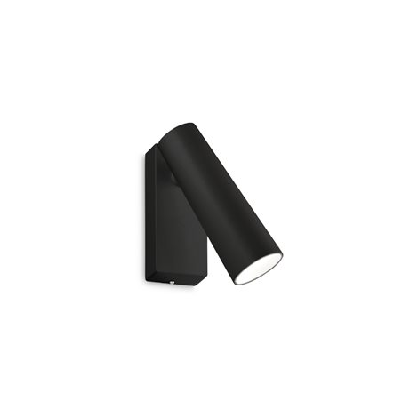 PIPE AP nástěnné bodové svítidlo LED 7W 580lm 3000K IP20, černé 1