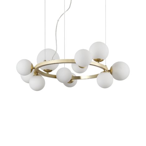 PERLAGE SP11 závěsné svítidlo 11x G9 LED 3W 370lm 3000K 73cm IP20, mosazné 1