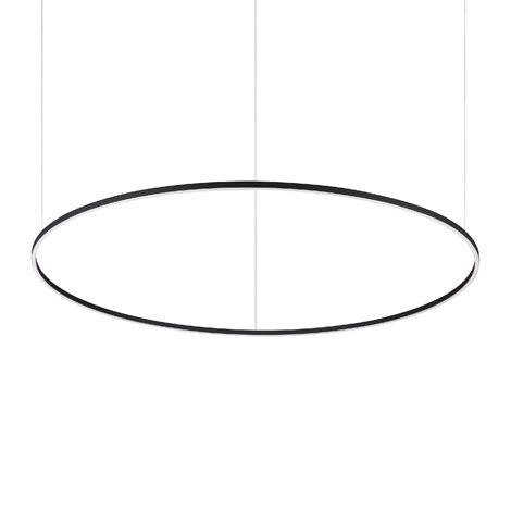 ORACLE SLIM závěsné LED svítidlo 89W 9000lm 3000K On-Off 150cm IP20, černé