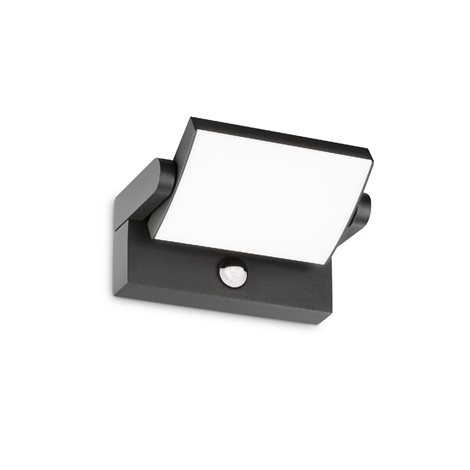 SWIPE AP venkovní nástěnné LED svítidlo se senzorem 21W 2000lm 3000K 21,2cm IP54, antracitové