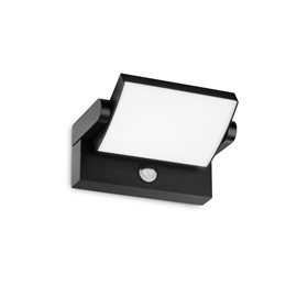 SWIPE AP venkovní nástěnné LED svítidlo se senzorem 21W 2000lm 3000K 21,2cm IP54, černé