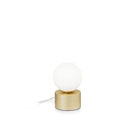 PERLAGE TL1 stolní lampa 1x G9 LED 3W 370lm 3000K 15,5cm IP20, mosazné