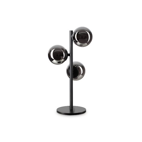 PERLAGE TL3 stolní lampa 3x G9 LED 3W 370lm 3000K 43cm IP20, černá