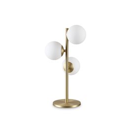 PERLAGE TL3 stolní lampa 3x G9 LED 3W 370lm 3000K 43cm IP20, mosazné