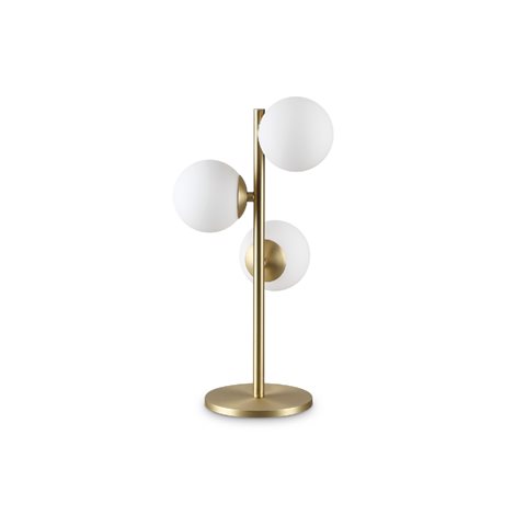 PERLAGE TL3 stolní lampa 3x G9 LED 3W 370lm 3000K 43cm IP20, mosazné