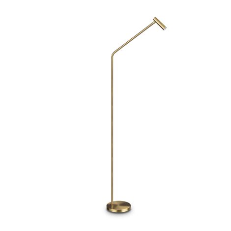 EASY PL stojací lampa LED 3,5W 250lm 3000K 128cm IP20, mosazné 1
