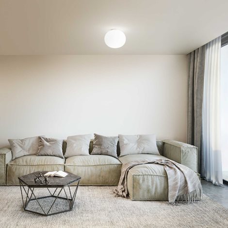 COTTON PL1  přisazené svítidlo 1x E27 42W bez zdroje 30cm IP20, bílé 2