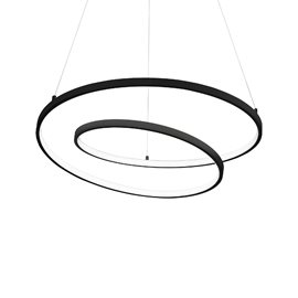 OZ SP závěsné LED svítidlo 55W 6100lm 3000K DALI 80cm IP20, černé