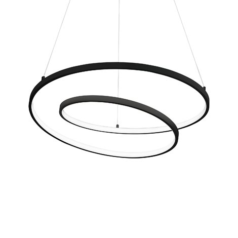 OZ SP závěsné LED svítidlo 55W 6100lm 3000K DALI 80cm IP20, černé