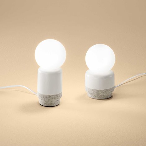 CREAM TL1 stolní lampa 1x G9 LED 3W 370lm 3000K 19cm IP20, bílá 2