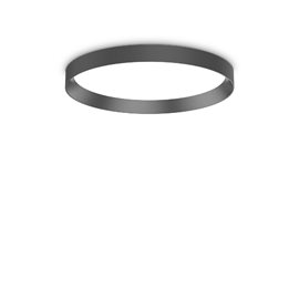 FLY PL stropní přisazené LED svítidlo 26W 3900lm 4000K 87° On-Off CRI80 450mm IP20, černé