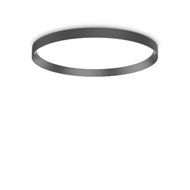 FLY PL stropní přisazené LED svítidlo 53W 8000lm 4000K 87° On-Off CRI80 600mm IP20, černé