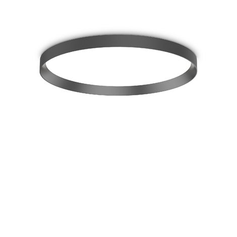 FLY PL stropní přisazené LED svítidlo 53W 8000lm 4000K 87° On-Off CRI80 600mm IP20, černé