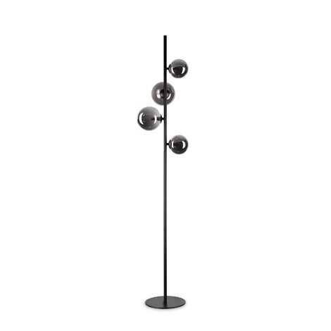 PERLAGE PT4 stojací lampa 4x G9 LED 3W 370lm 3000K 164cm IP20, černá