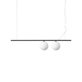 PERLINE SP2 závěsné svítidlo 2x G9 LED 3W 370lm 3000K 100,5cm IP20, černé