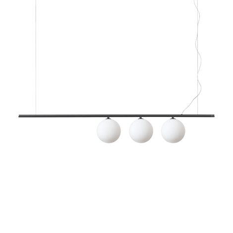 PERLINE SP3 závěsné svítidlo 3x G9 LED 3W 370lm 3000K 120,5cm IP20, černé