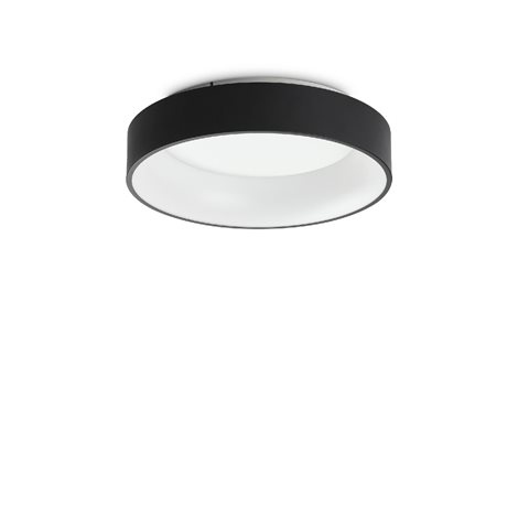 ZIGGY PL stropní přisazené svítidlo LED 30W 3800lm 3000K 45cm IP20, černé