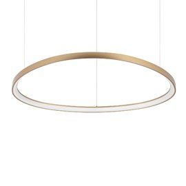 GEMINI SP závěsné LED svítidlo 80W 10000lm 3000K 105cm IP20, mosazné