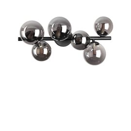 PERLAGE PL6 stropní svítidlo 6x G9 LED 3W 370lm 3000K 49cm IP20, černé