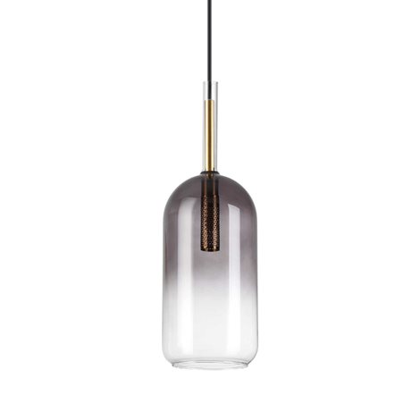 EMPIRE SP1 CILINDRO závěsné svítidlo 1x G9 3W 370lm 3000K 12cm IP20, kouřovo chromové 1