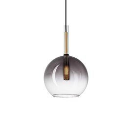 EMPIRE SP1 SFERA závěsné svítidlo 1x G9 3W 370lm 3000K 18cm IP20, kouřovo chromové