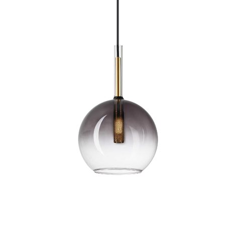 EMPIRE SP1 SFERA závěsné svítidlo 1x G9 3W 370lm 3000K 18cm IP20, kouřovo chromové