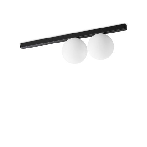 BINOMIO PL2 stropní svítidlo 2x G9 LED 3W 370lm 3000K 55,7cm IP20, černé 1