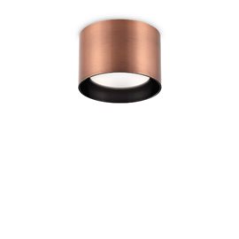SPIKE PL1 stropní přisazené svítidlo 1x GX53 LED 9W 910lm 3000K kulaté 10cm IP20, měděné