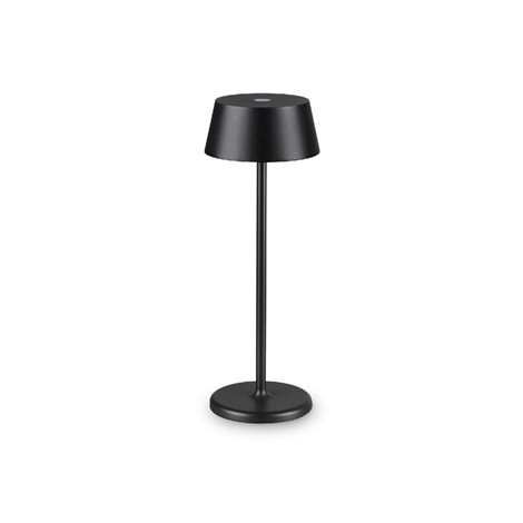 PURE TL venkovní dobíjecí stolní lampa LED 1,5W 230lm 3000K 32cm IP54, černé