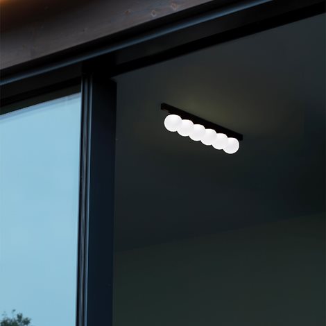 PING PONG PL4 NERO Stropní svítidlo LED 12W 1000/740lm 3000K černá 2