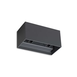 ATOM AP venkovní nástěnné svítidlo LED 25W 2250lm 3000K 20cm IP54, antracitové