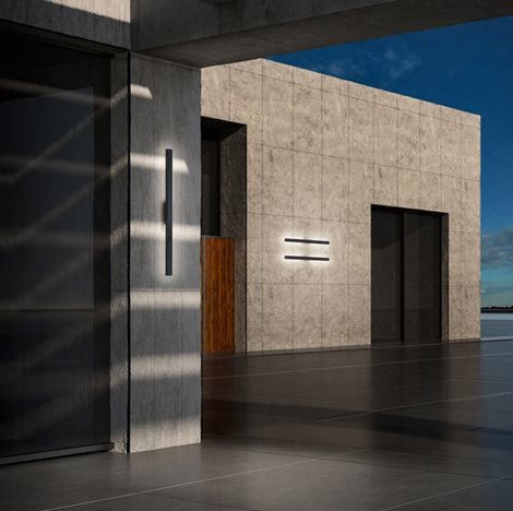 LINEA AP D104 ANTRACITE venkovní nástěnné svítidlo LED 20W 1950lm 3000K IP54 antracit 6