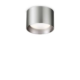 SPIKE PL1 stropní přisazené svítidlo 1x GX53 LED 9W 910lm 3000K kulaté 10cm IP20, nikl