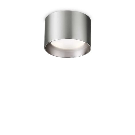 SPIKE PL1 stropní přisazené svítidlo 1x GX53 LED 9W 910lm 3000K kulaté 10cm IP20, nikl