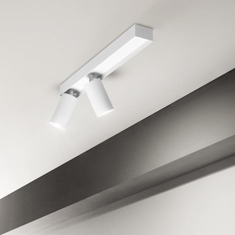 PROFILO PL2 BIANCO stropní bodové svítidlo/spot 2x28W GU10 bílá 2