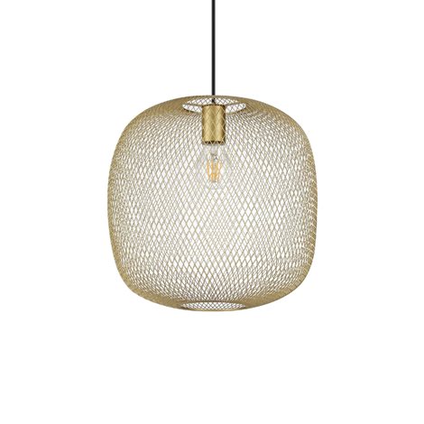 NET SP1 závěsné svítidlo 1x E27 42W bez zdroje 34cm IP20, zlaté