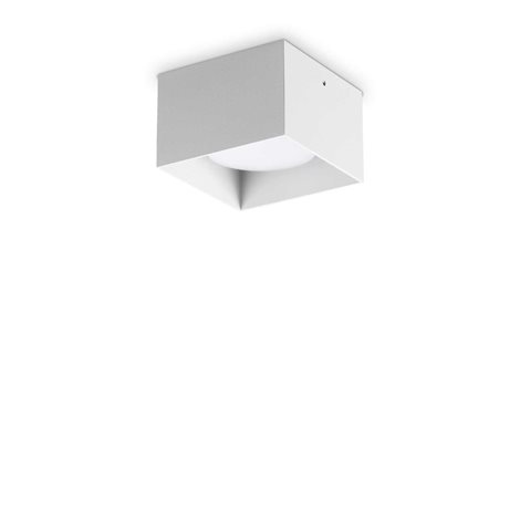SPIKE PL1 stropní přisazené svítidlo 1x GX53 LED 9W 910lm 3000K hranaté 10cm IP20, bílé
