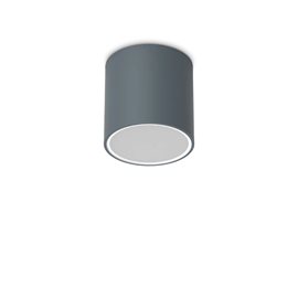 TECHO PL1 D15 stropní svítidlo, oválné, GU10 max 1 x 20W, IP54, antracitové