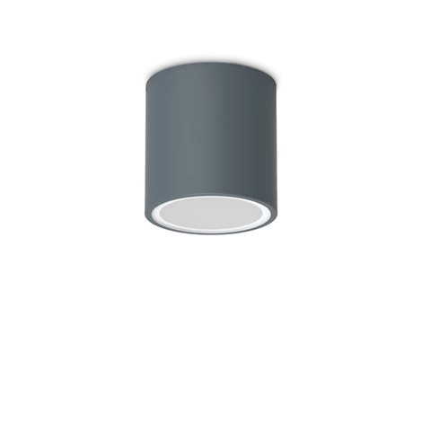 TECHO PL1 D09 stropní svítidlo, oválné, GU10 max 1 x 20W, IP54, antracitové