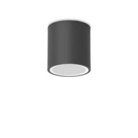 TECHO PL1 D09 stropní svítidlo, oválné, GU10 max 1 x 20W, IP54, černé