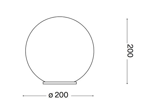 SOLE PT1 D20 Venkovní dekorativní svítidlo 1xE27 D200mm IP44 bílá 3