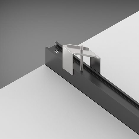 EGO PROFILE RECESSED TRIM 2000 mm BK 3